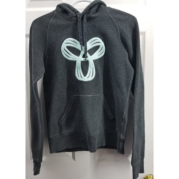 TNA Tops - Aritzia TNA Hoody Gray with Blue Logo XS